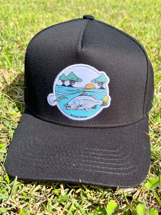 Grey Badge Trucker Hat – Bowly's fishing