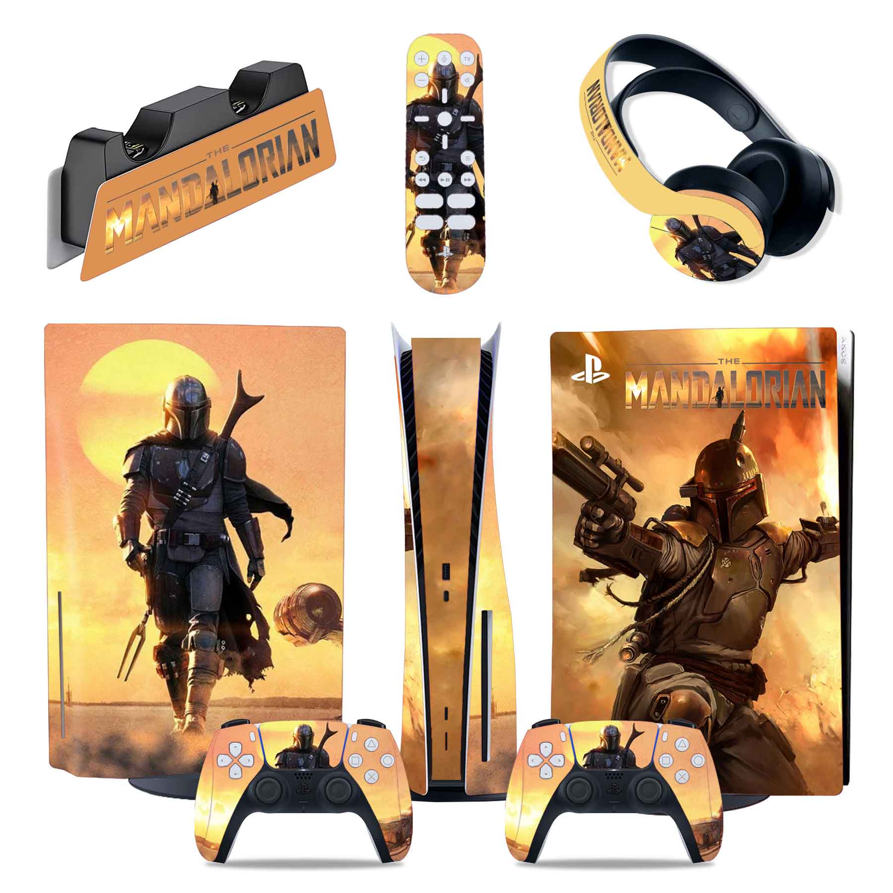 THE MANDALORIAN 5IN1 PS5 SKINS