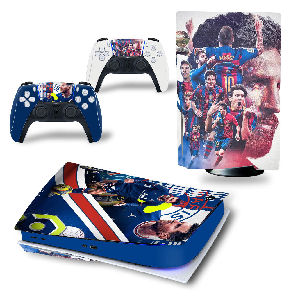 PS5 Messi PSG Edition Skin - New Arrival Gaming Console Protecto
