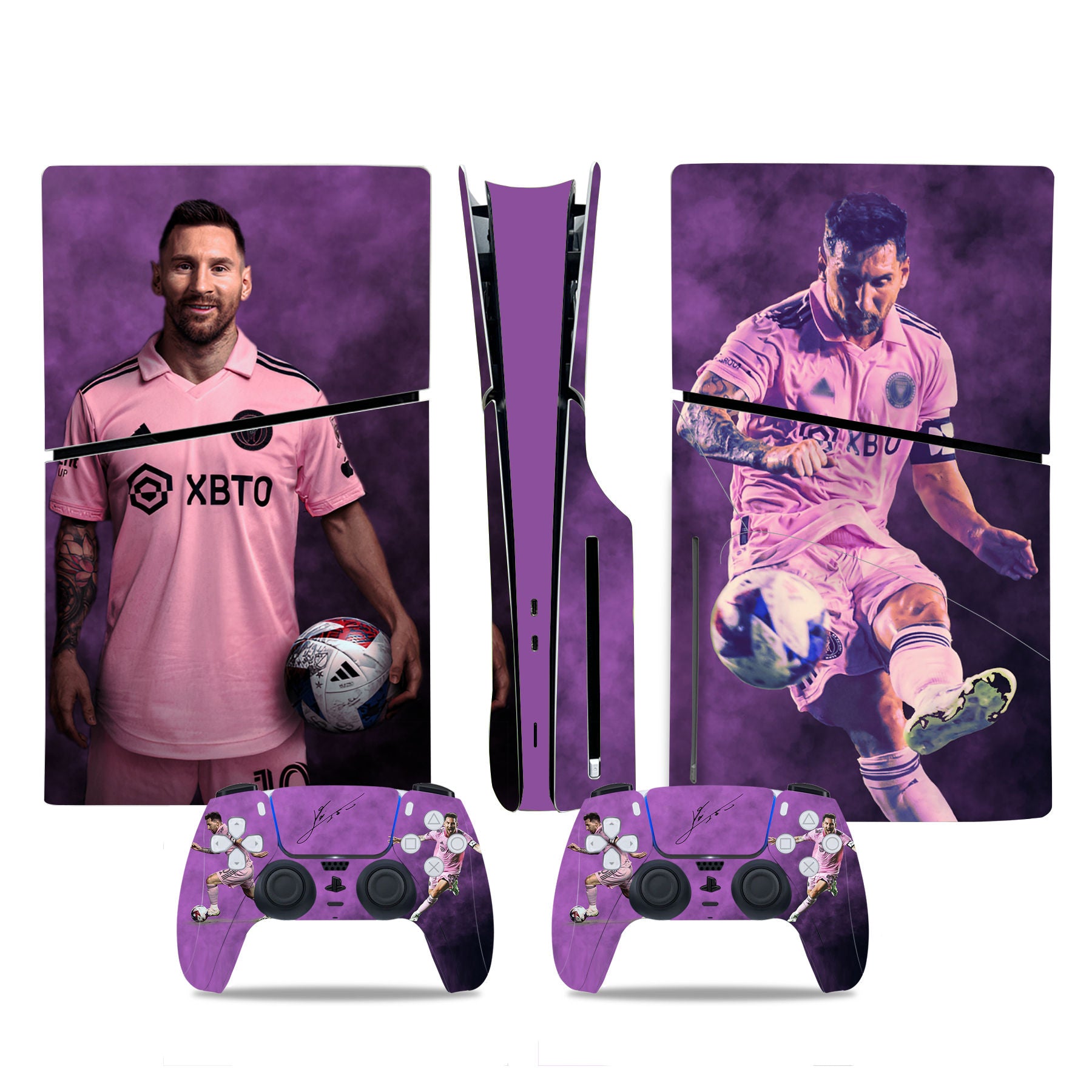 MESSI INTER MIAMI - PLAYSTATION 5 DISK SLIM PROTECTOR SKIN