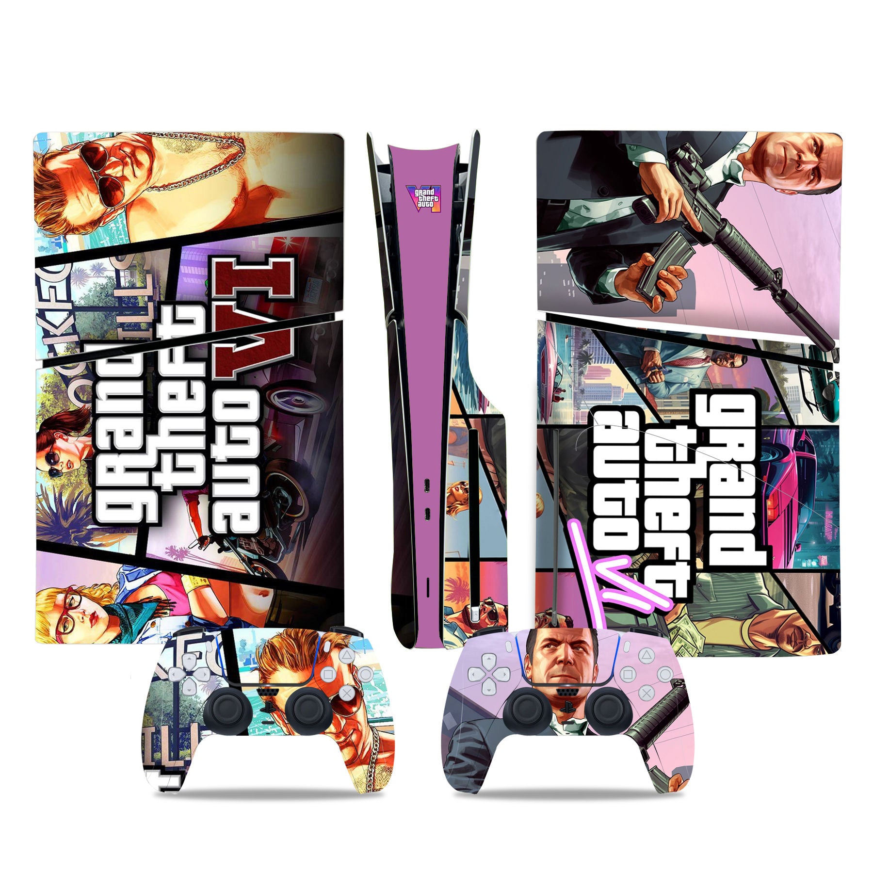 GRAND THEFT AUTO VI  - PLAYSTATION 5 DISK SLIM PROTECTOR SKIN