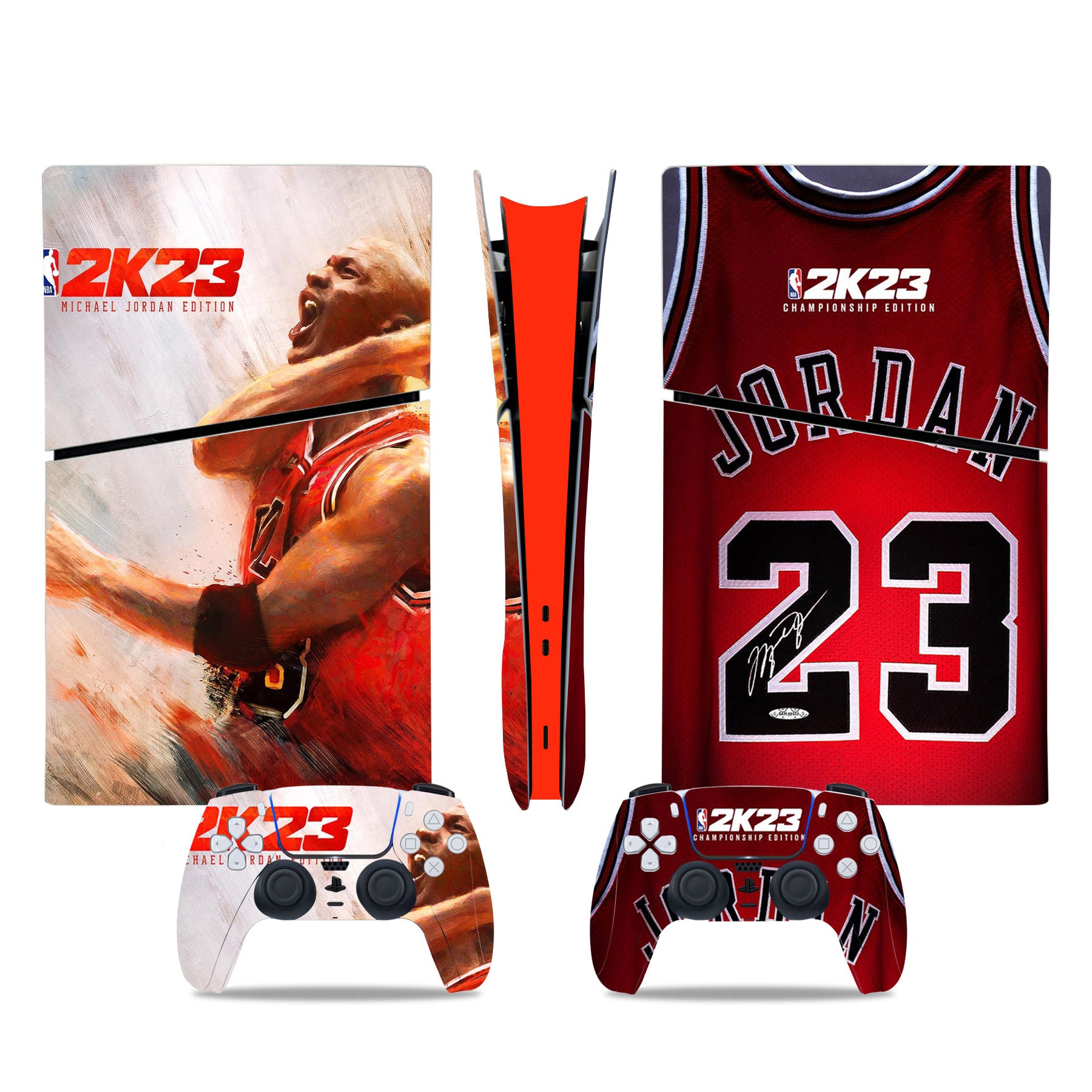 JORDAN NBA 2K23 - PLAYSTATION 5 DIGITAL SLIM PROTECTOR SKIN