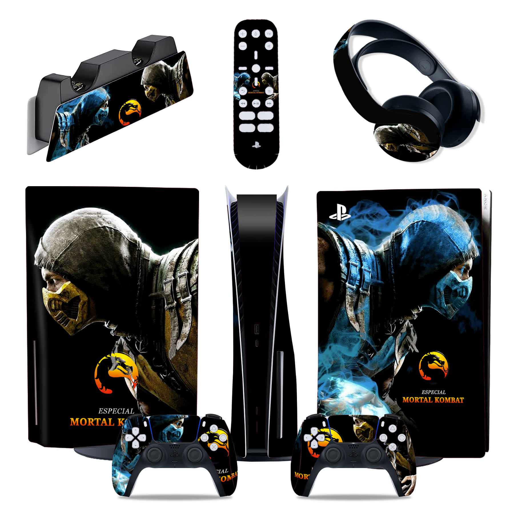 MORTAL KOMBAT 5IN1 PS5 SKINS