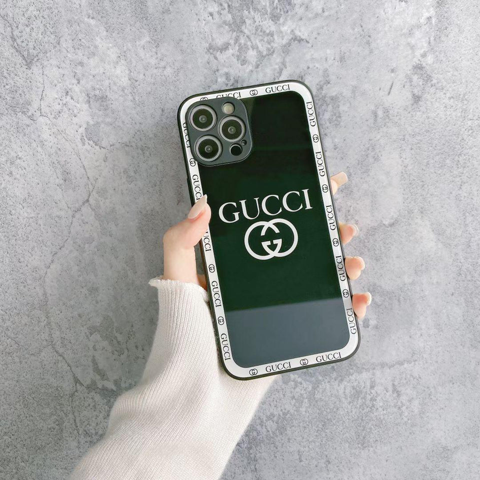 LUXURY GUCCI FASHION PHONE CASE FOR IPHONE 13 12 11 PRO MAX X XR XS 8 –  Best-Skins