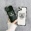 LUXURY KENZO GLASS PHONE CASE FOR IPHONE 12 11 PRO MAX X XR XS 8 7 PLUS