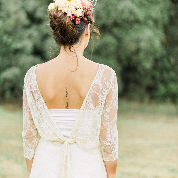 3 ideas de vestido de novia boda en otoño Mimetik