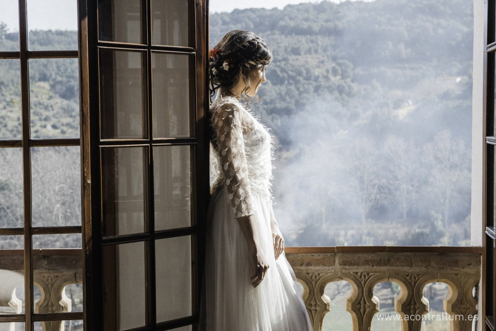 mountain wedding dress