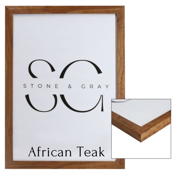 african teak frame