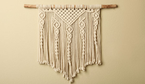 Macramé wall art