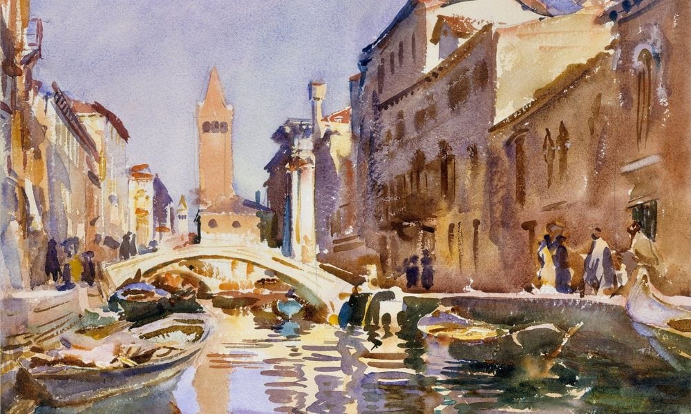 Venetian Canal by John Singer Sargent