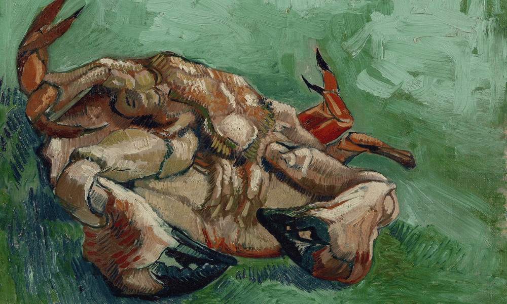 Vincent Van Gough Crab On its Back