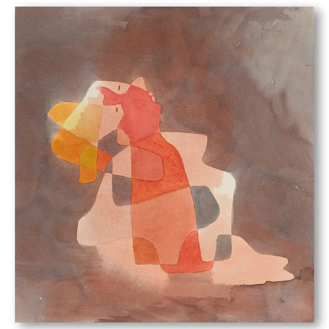 Woman Leaning Back by Paul Klee