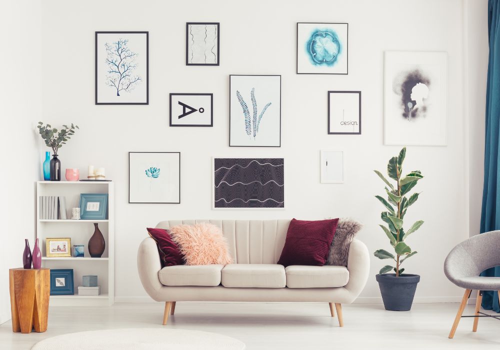 gallery wall framed art prints