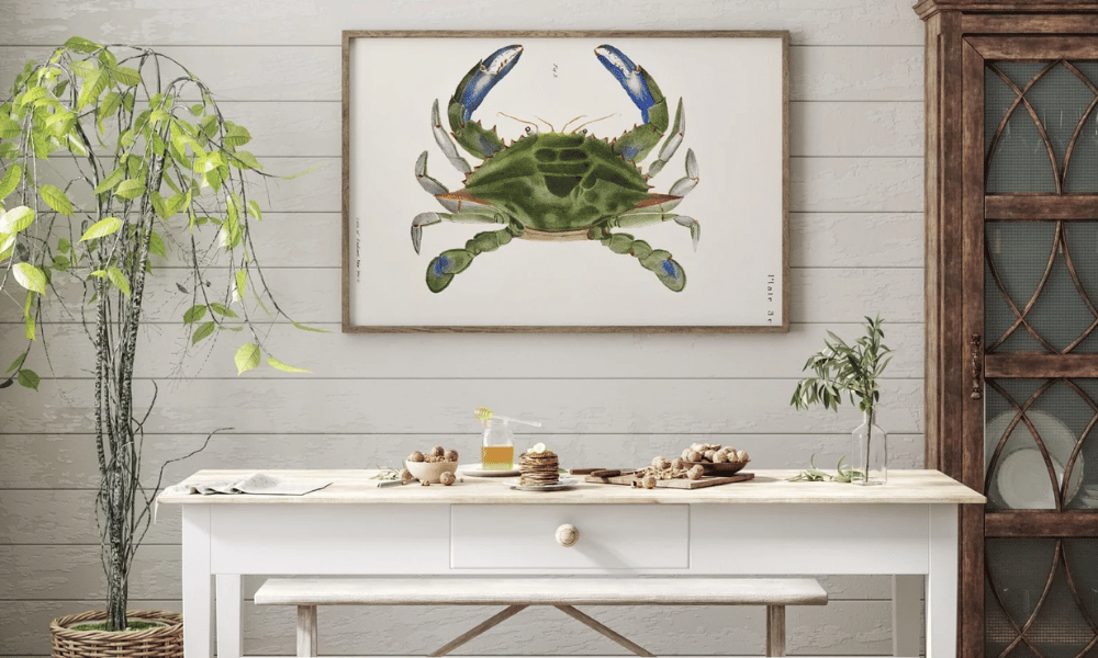 sea crab wall art