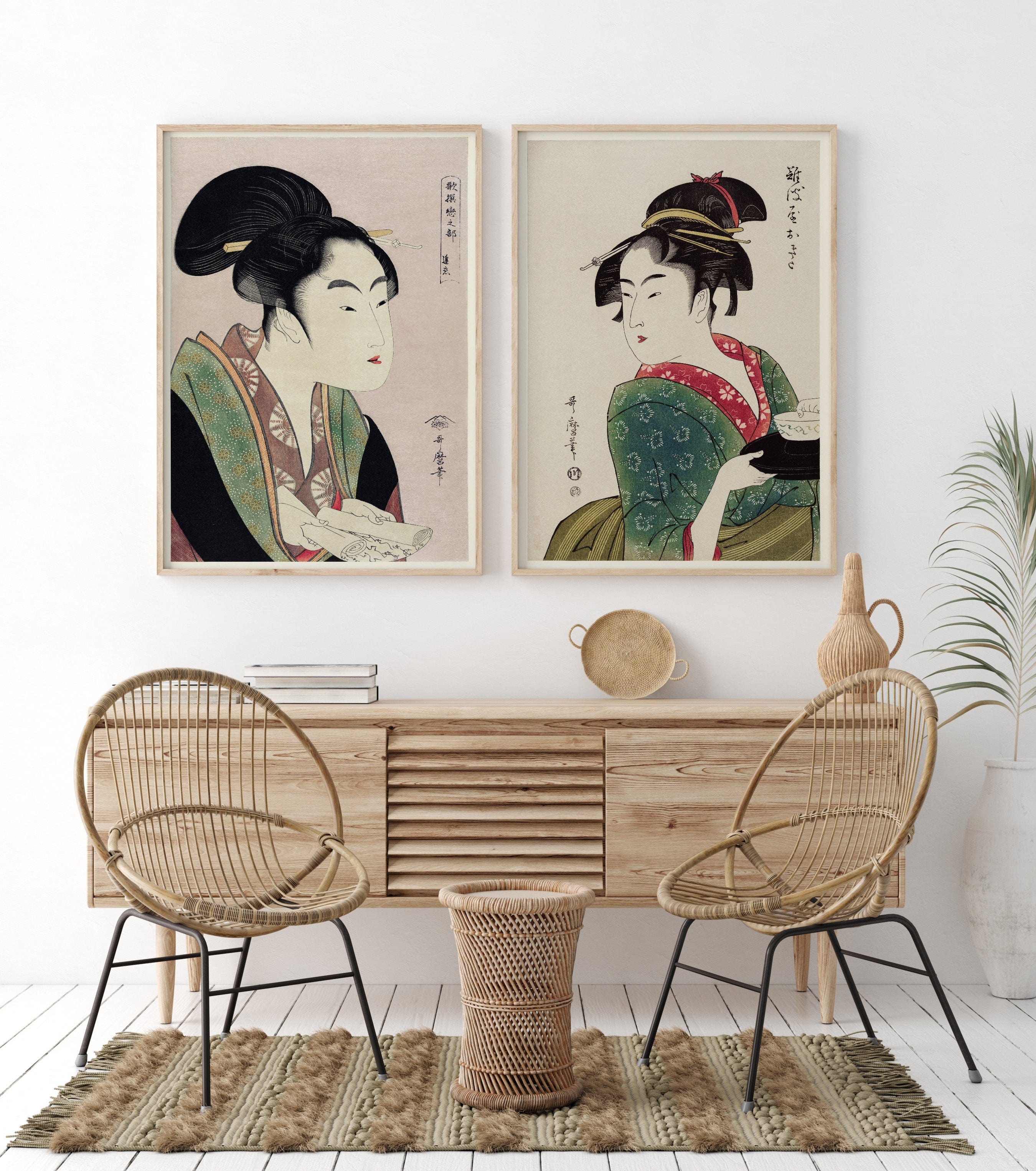 Japanese Art Print Pair 4