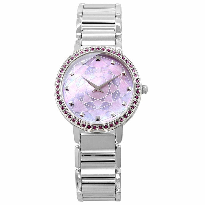 Seiko SUP453P1 Discover More Stainless Steel Solar Womens Watch