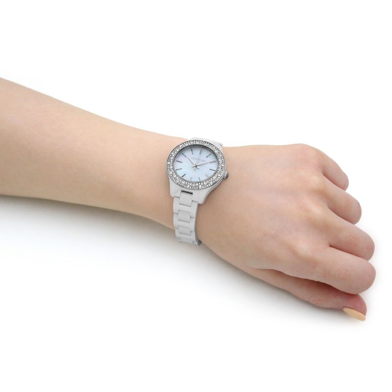 Michael Kors MK4649 Liliane White Ceramic Women's Watch – mzwatcheslk