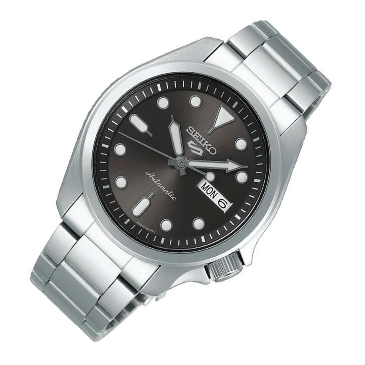 Seiko 5 SRPE51K1 Sport Automatic Stainless Steel Bracelet Grey Dial Me –  mzwatcheslk