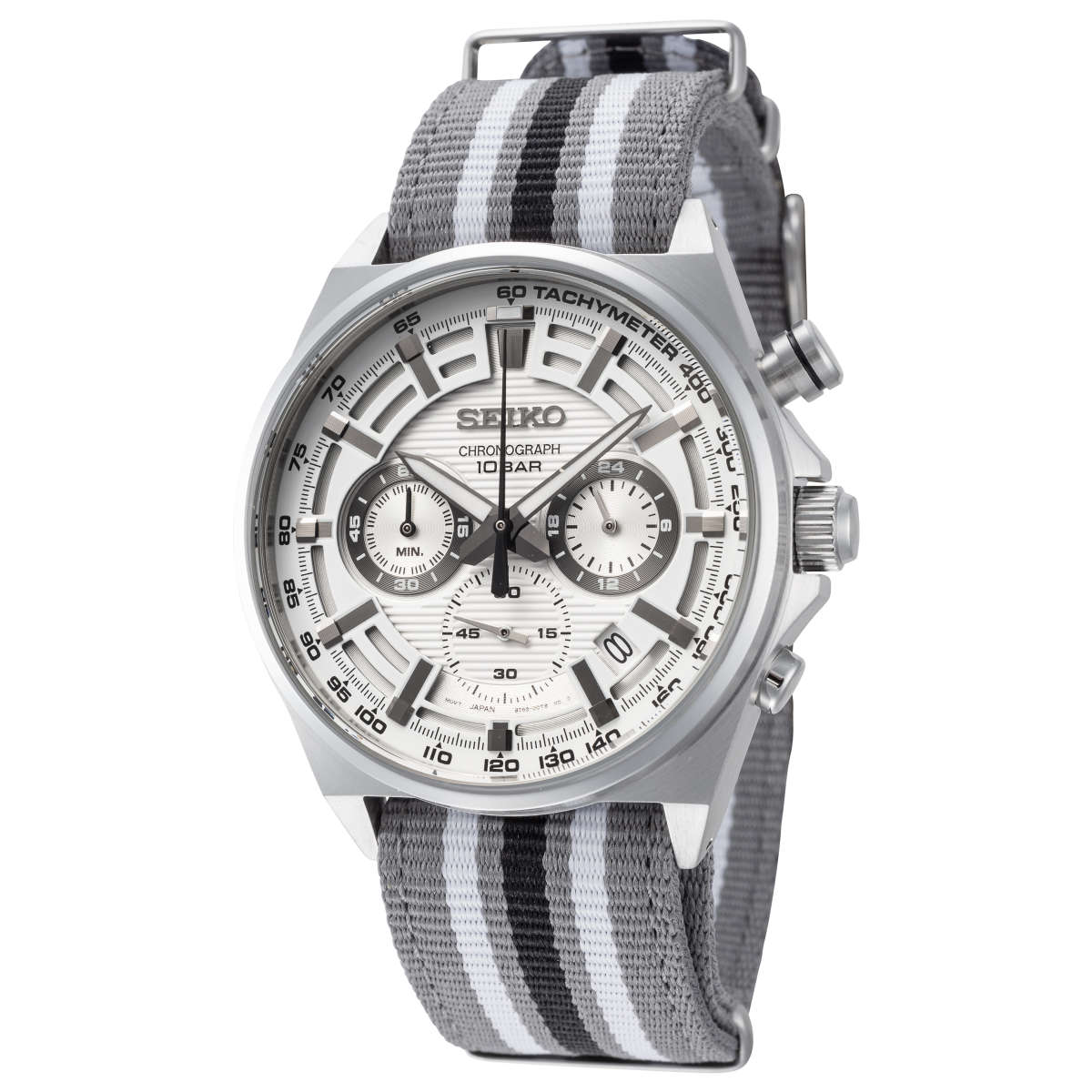 Seiko SSB401P1 Chronograph Watch White Dial Men's Watch – mzwatcheslk