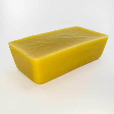 1lb Beeswax Block • Grimes Apiary