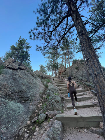 Brooke hiking in Colorado