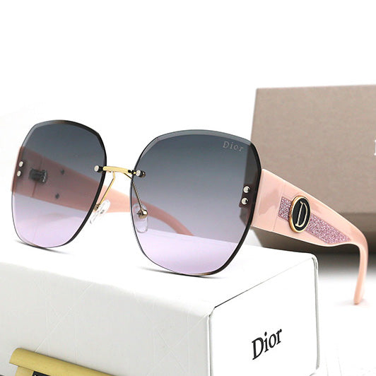 Christian Dior Fashion Women's Rimless Sunglasses Polaroid U