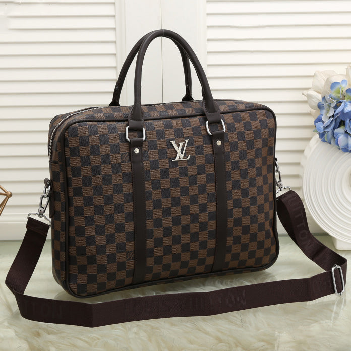 LV Louis Vuitton Fashion Men's and Women's Briefcase Handbag Shoulder Bag Crossbody Bag