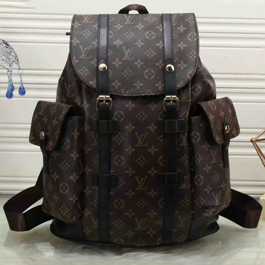 LV Louis Vuitton Fashion Men's and Women's Travel Bag Backpack