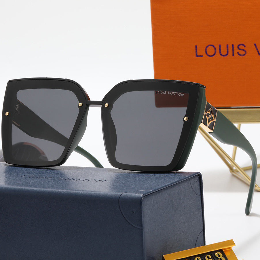 LV Louis Vuitton Fashion Men and Women Driving Sunglasses Tourism Sunglasses