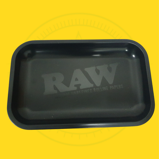 RAW Murder'd Matt Black Metal Rolling Tray