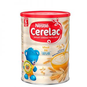 Nestlé Céréales bébés CERELAC miel et blé avec lait, paquet de 6 - 400 g