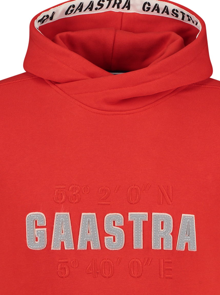 Bewijs tapijt tempo Gaastra Hoodie Sweater "Artic" - cotton/recycled polyester - red -  Stateshop Fashion