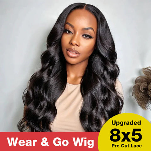 20 inch body wave upgrade closure wig