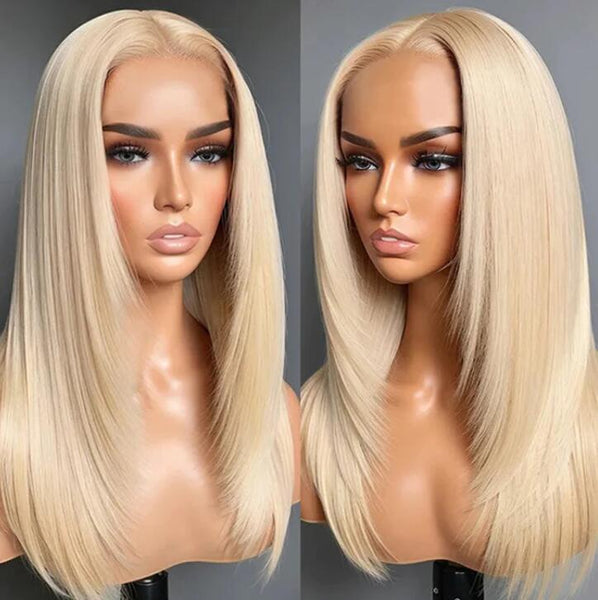 613 blonde layered cut lace front wig