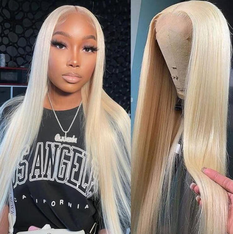 613 blonde straight wig