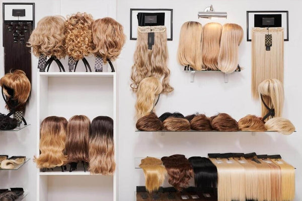 Arrange wigs in collections