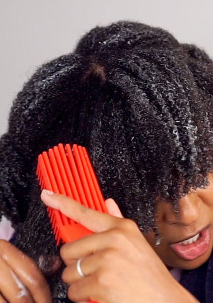 Brushing 4C Hair