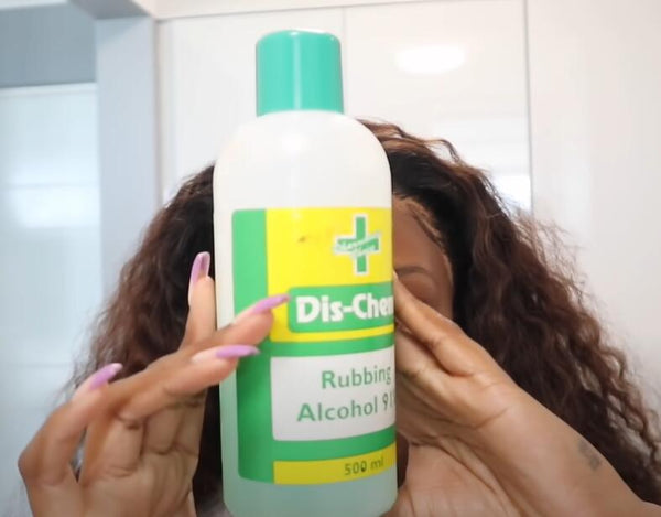 How to Remove Lace Front Wig with Alcohol