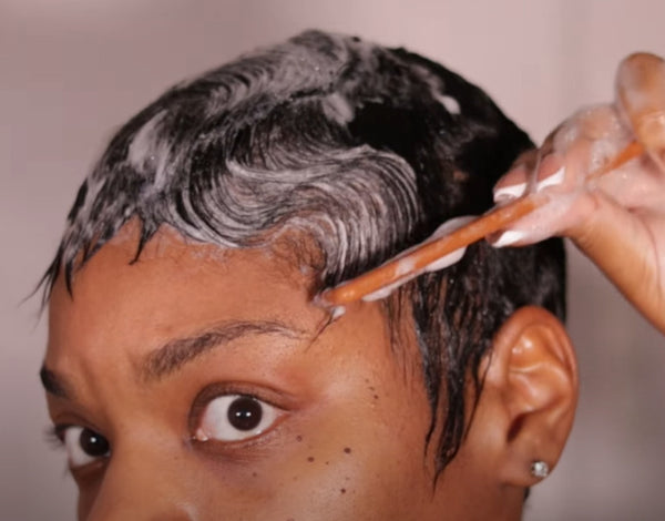 Use your comb to create "C"waves