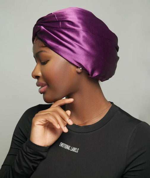 Wrap Your Head With Silky Scarf/Cap