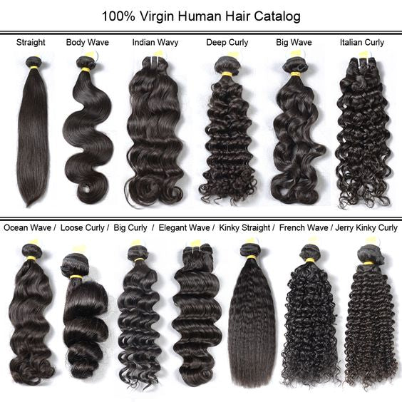 different types of hair textures