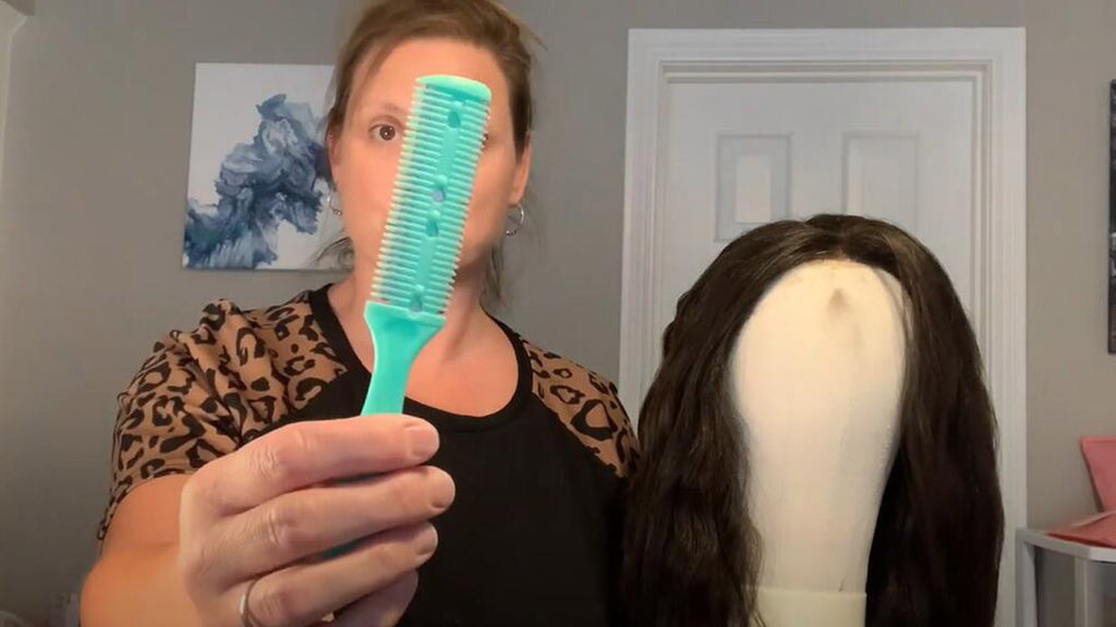 how to thin out a wig