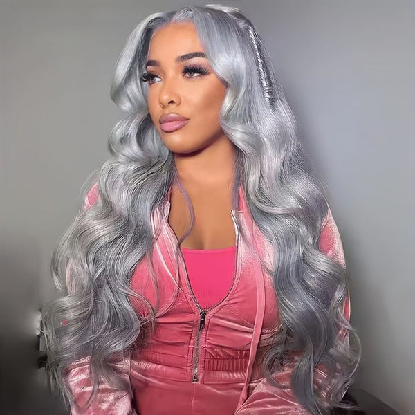 silver gray hair color