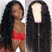 Glueless Pre-Cut HD Lace Wig Wear & Go Deep Wave Human Hair Wig with Breathable Cap Beginner Friendly