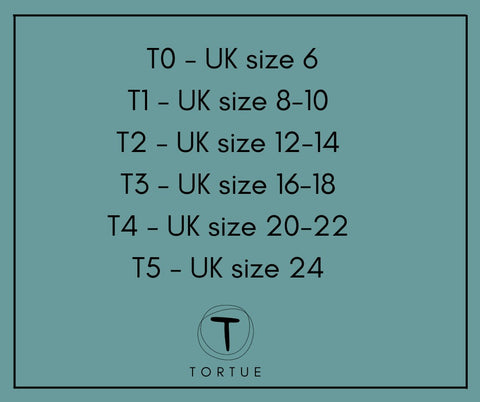 T sizes explanation chart
