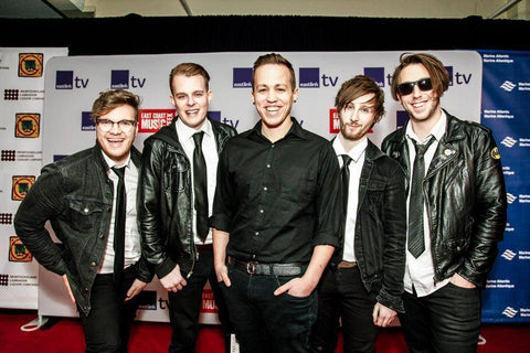 RocketRocketship on the ECMA red carpet in Charlottetown, PE in 2015, Newfoundland Canada