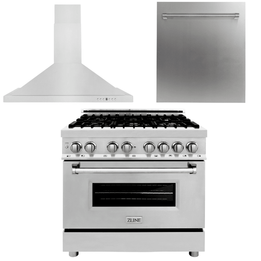 ZLINE Appliance Package - 48 in. Dual Fuel Range, Range Hood