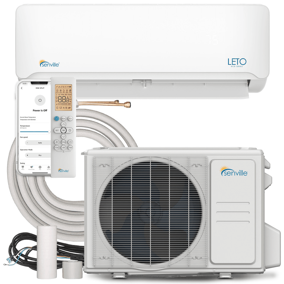 Image of Senville LETO 24000 BTU Mini Split Air Conditioner and Heat Pump - SENL/24CD