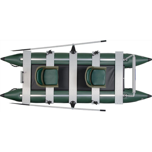 Sea Eagle FishSkiff 16 Inflatable Fishing Boat 2-Person Swivel Seat Canopy  Package