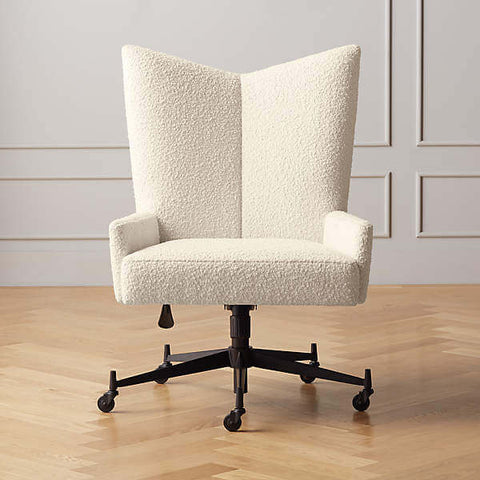 Boucle Office Chair